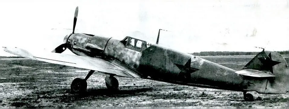 Мессершмитт Bf 109G2 14513 трехточечный на испытаниях в НИИ ВВС После - фото 62