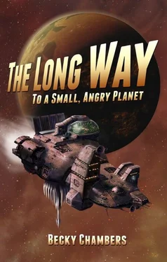 Becky Chambers The Long Way to a Small, Angry Planet обложка книги