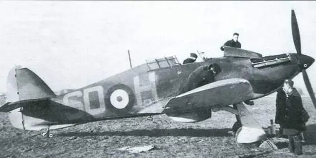 Харрикейн Mkl из 501й эскадрильи RAF на котором Скальски 2 сентября 1940 - фото 132