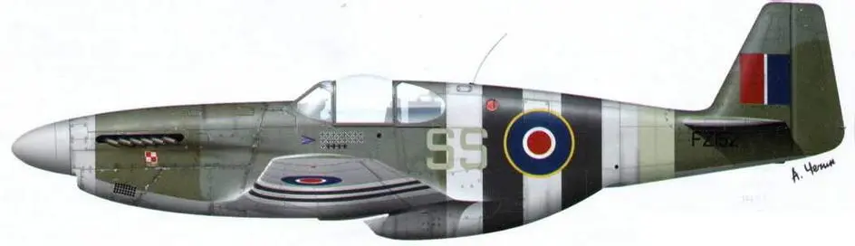 North American Mustang MkIll вингкоммандера С Скальски командира 133го - фото 145
