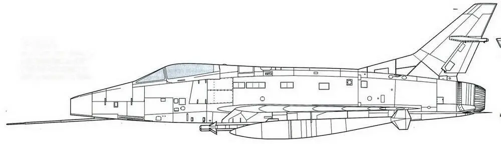 F100A с увеличенным килем доработанный с УР AIM9B Sidewinder и - фото 151