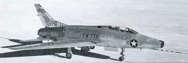 F100A5NA задействованный в различных программах NACA с 1954 по 1960 годы - фото 27