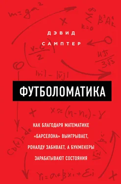 Олег Власов Футболоматика: как благодаря математике «Барселона» выигрывает, Роналду забивает, а букмекеры зарабатывают состояния обложка книги