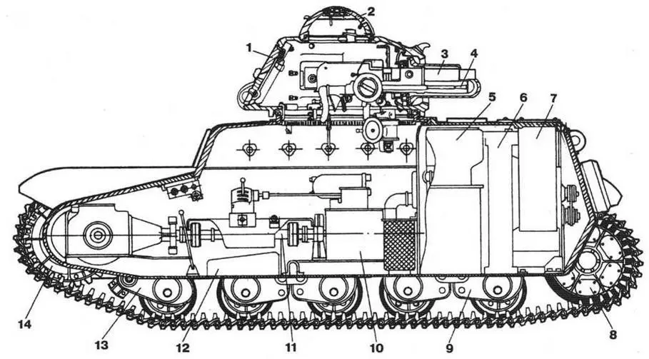 Char leger daccompagnement Renault R35 1 люк для посадки командира 2 - фото 53