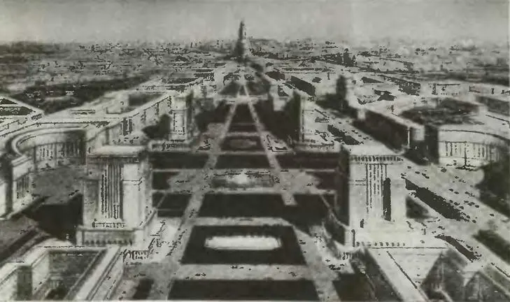 Проспект Дворца Советов Проект Б Иофана В Щуко и В Гельфрайха 1940 год - фото 20