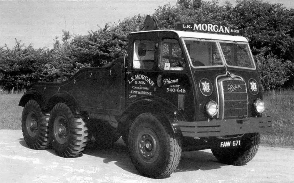 Ремонтноэвакуационная машина Foden DG612 выпуск 1940 г на слёте старых - фото 39