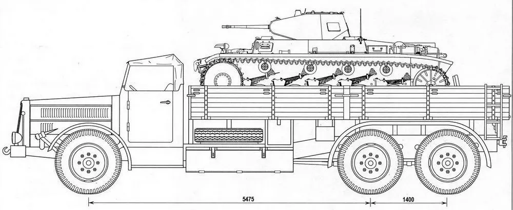 Немецкий транспортёр танков Faun L900 D567 В 1930х гг в период становления - фото 40