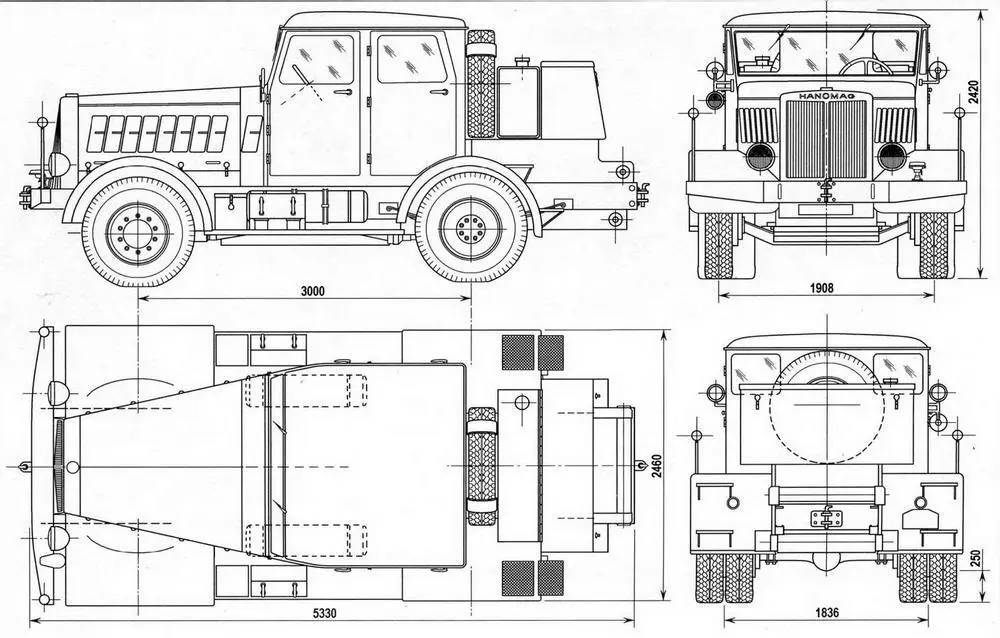 Армейский тягач Hanomag ST 100W Фирма Hannoverische Maschinenbau AG была - фото 50