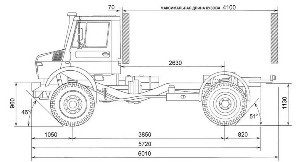 Шасси Unimog U3000 Unimog 2450L 66 Автомобиль Unimog базовой серии - фото 18