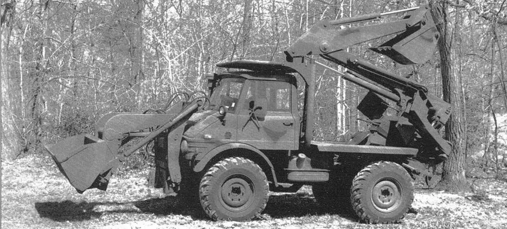 Американские армейские экскаваторы на шасси Unimog Такие машины были закуплены - фото 23