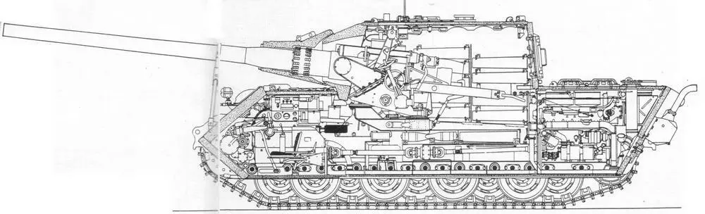 Тяжелый истребитель танков Ягдтигр серийная модель конца 1944 г Крыша рубки - фото 44