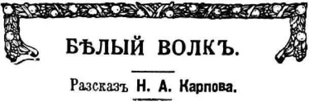 Белый волк Дрова в очаге разгорелись и красноватый отблеск пламени лег на - фото 7