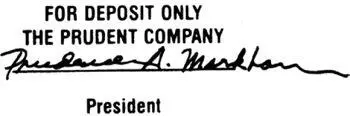 Plus the banks stamp someplace on the back of each check So the checks had - фото 20
