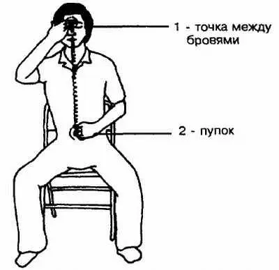 Рис 69 Точка между бровями и пупок 6 На этом этапе вы можете завершить - фото 9