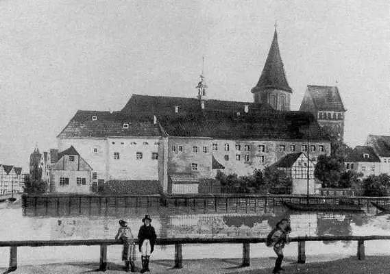 Кёнигсберг Альбертовский университет Вид на старый университет и на - фото 16