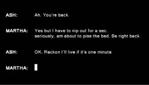 An early design for the online chat on Marthas laptop initially designed in - фото 39