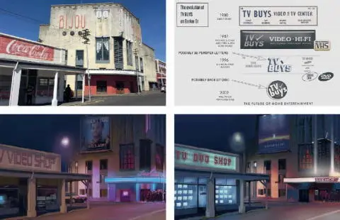 The location used for Tuckers nightclub and the development work showing its - фото 124