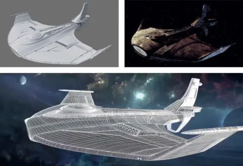 Visual concept development work for the USS Callister space craft by Painting - фото 154