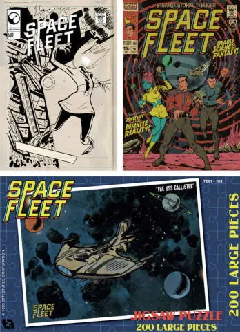 A selection of the Space Fleet memorabilia collected by Daly The props were - фото 161