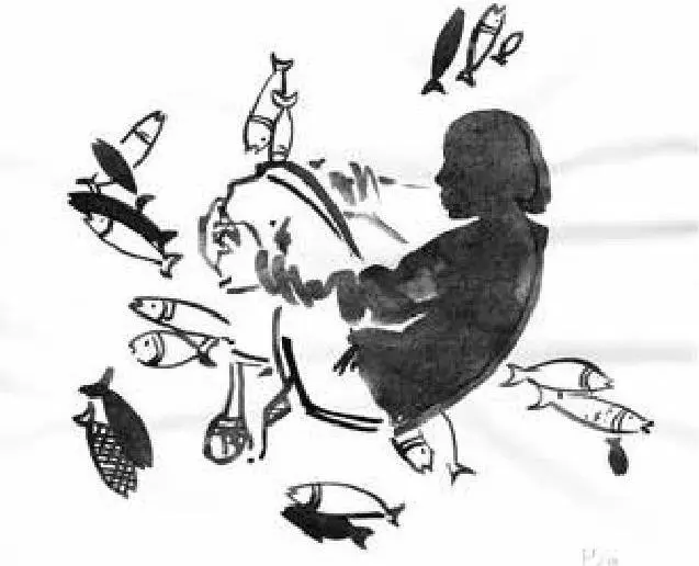 Одна махнула вдруг крылом Как взмах весла И в клюве уж добычу понесла - фото 9