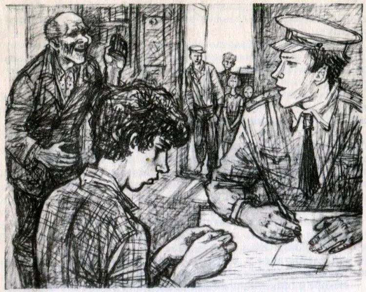 В какой машине быстро спросил милиционер Красная такая легковушка - фото 37