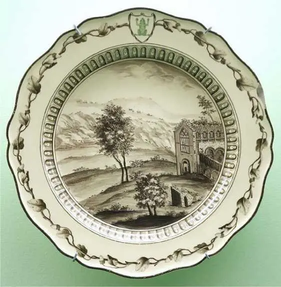 Тарелка из Чесменского Сервиза 1774 год В результате дела пошли настолько - фото 219