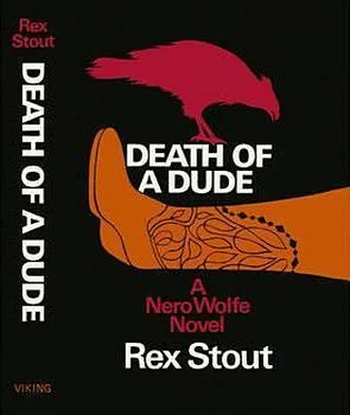 Рекс Стаут Death of a Dude обложка книги