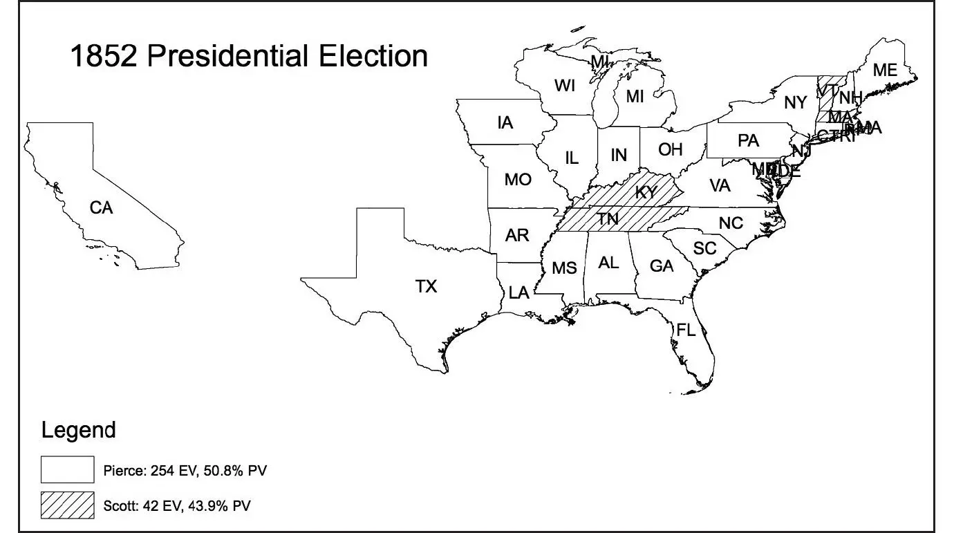 Figure 31 The Presidential Election of 1852 With the events just enumerated - фото 7