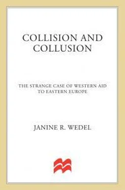 Janine Wedel Collision and Collusion: The Strange Case of Western Aid to Eastern Europe обложка книги