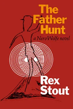 Рекс Стаут The Father Hunt обложка книги