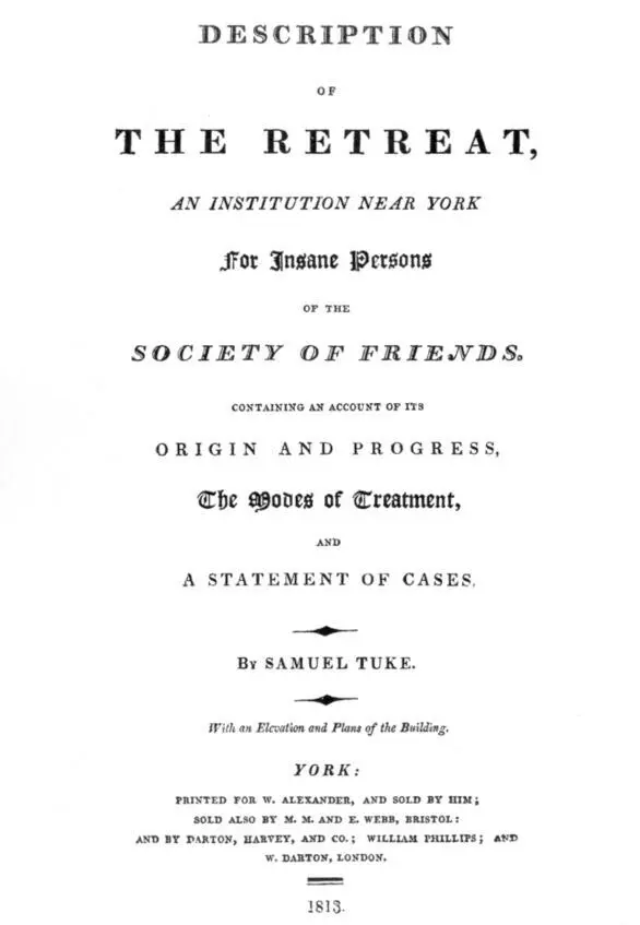 Обложка издания 1813 г Сэмюэль Тьюк Вступительная статья Профессор Кэтлин - фото 1