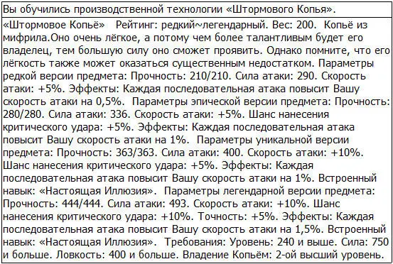 О это весьма и весьма хорошее копье Оно практически не уступало Мечу - фото 18