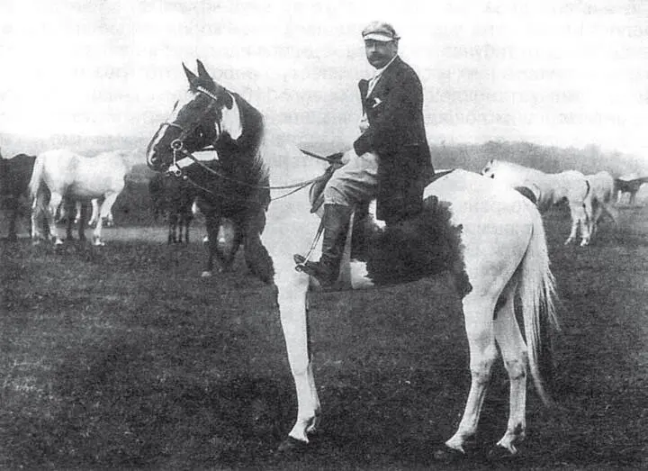Я И Бутович на пегой лошади 1912 г Я попросил брата купить жеребца Вскоре - фото 227