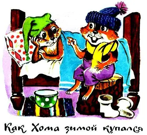 Как Хома зимой купался Шумит метёт зима сон нагоняет Забежал Суслик к Хоме - фото 23