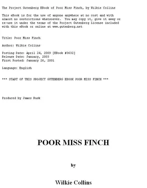 Уилки Коллинз Poor Miss Finch обложка книги