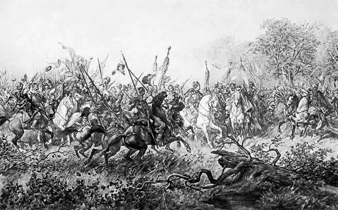 Встреча Хмельницкого с Тугайбеем Ю Коссак 1885 г Военные действия - фото 8
