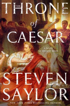 Стивен Сейлор The Throne of Caesar обложка книги