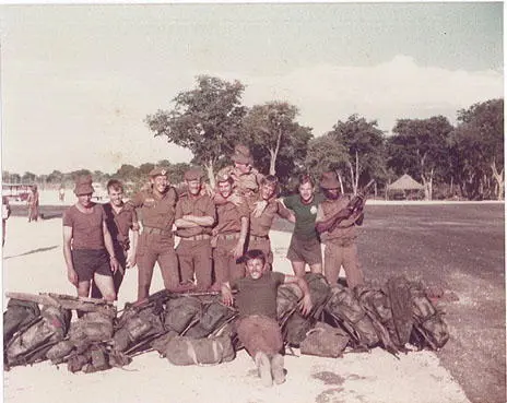 31 Battalions recce wing on the runway at Omega prior to deployment From left - фото 22