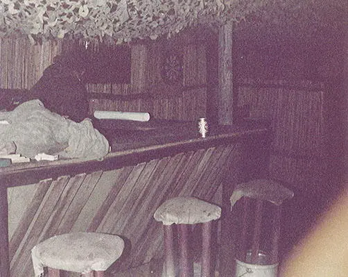 The bar at Fort Vreeslik My sketch of a FAPLA early warning post in an old - фото 28