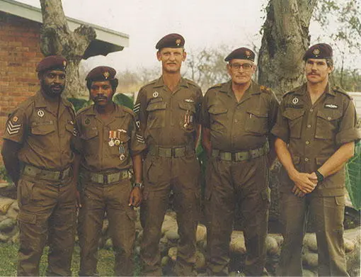 The mean team from 5 Recce were from left to right CC Victorino Neves - фото 37