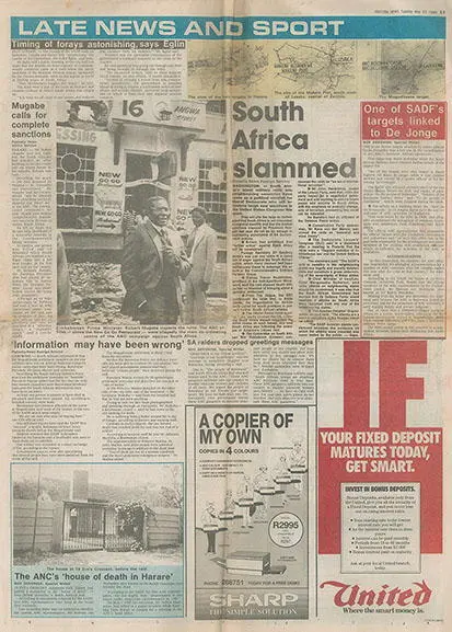 Operation Caudad was aimed at conducting preemptive stikes at ANC facilities - фото 49