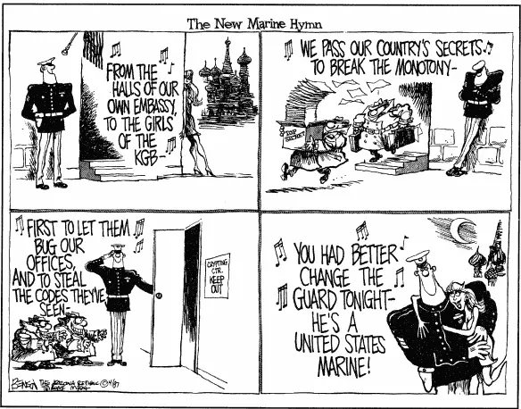 11 The editorial cartoon that infuriated Marine Commandant General P X - фото 12