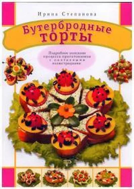 Ирина Степанова Бутербродные торты обложка книги