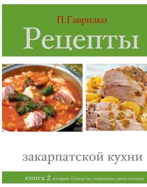 Петр Гаврилко Рецепты закарпатской кухни. Книга 2 обложка книги