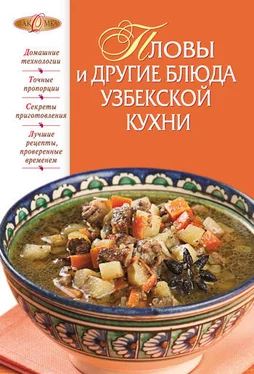 И. Родионова Пловы и другие блюда узбекской кухни обложка книги