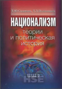 Татьяна Сидорина Национализм: теории и политическая история обложка книги