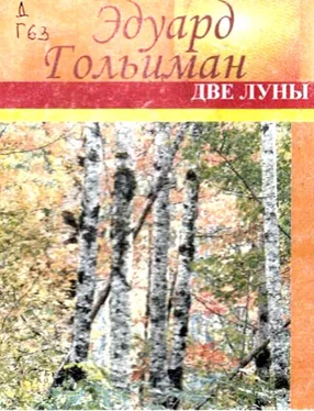 Эдуард Гольцман Две луны. обложка книги