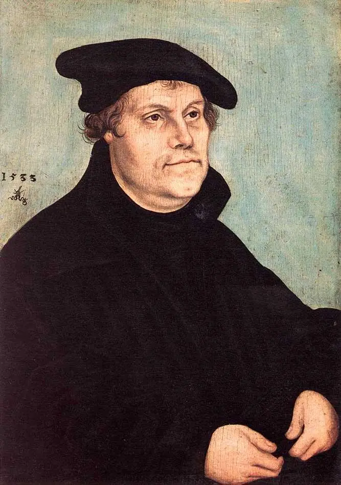 Портрет Мартина Лютера Художник Лука Кранах Старший 1543 При таком - фото 61