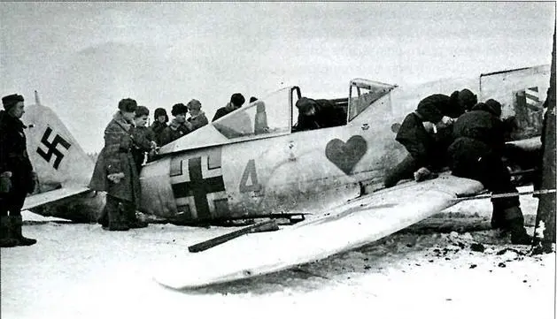Сбитый Fw 190 Четыре лично сбитых Хш126 на боевом счету Героя капитана МД - фото 27