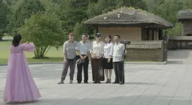 The hanbok ed guide photographs Nicola me and our North Korean crew at - фото 16